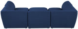 Miramar - Modular Sectional 6 Piece - Navy - Modern & Contemporary - Home Elegance USA