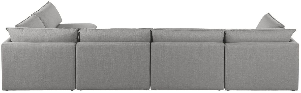 Mackenzie - Modular Sectional 5 Piece - Gray - Home Elegance USA