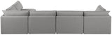 Mackenzie - Modular Sectional 5 Piece - Gray - Home Elegance USA