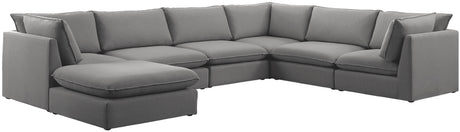 Mackenzie - Modular Sectional 7 Piece - Gray - Home Elegance USA