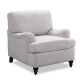 Candor Arm Chair - Oatmeal - Home Elegance USA