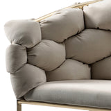 Modrest Debra Modern Grey Velvet Dining Chair - Home Elegance USA