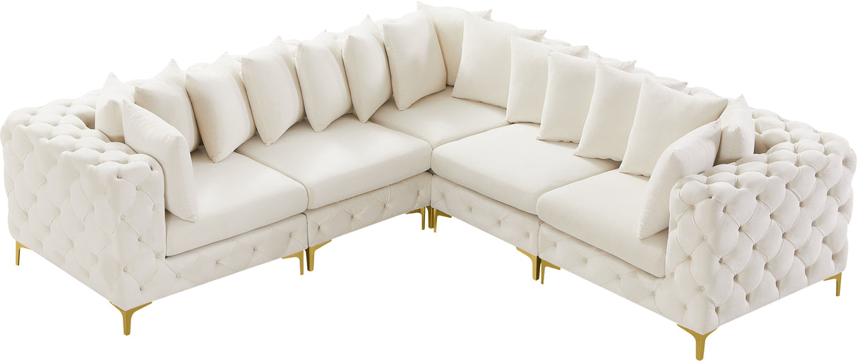 Tremblay - Modular Sectional 5 Piece - Cream - Home Elegance USA