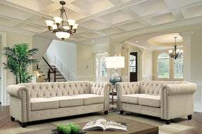 Winifred - Sofa & Love Seat & Chair - Ivory