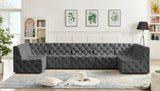 Tuft - Modular Sectional 7 Piece - Gray - Fabric - Home Elegance USA