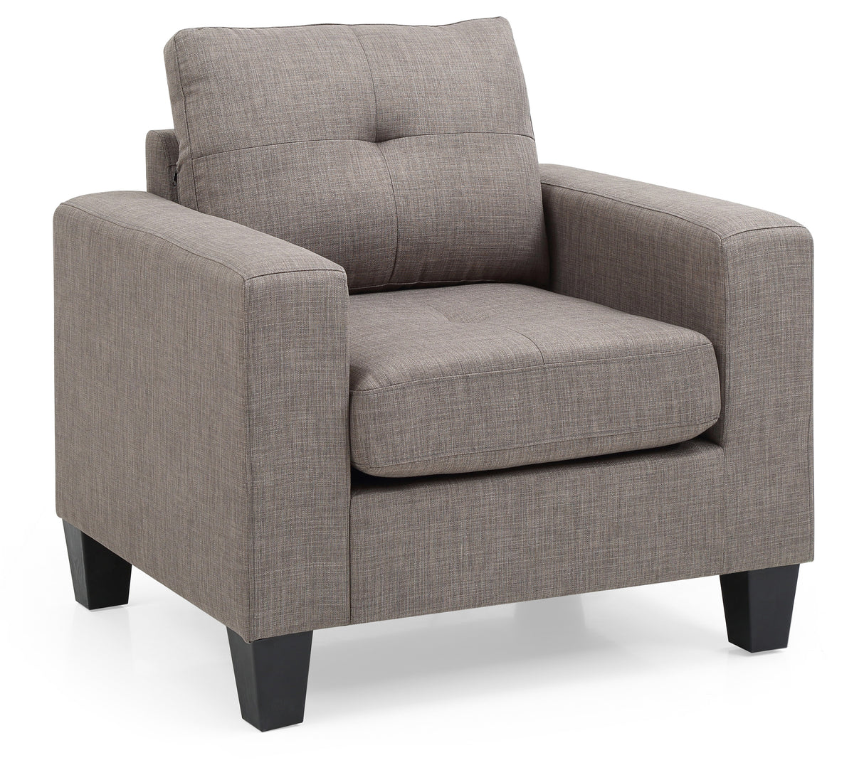 Glory Furniture Newbury G579A-C Newbury Club Chair , GRAY - Home Elegance USA
