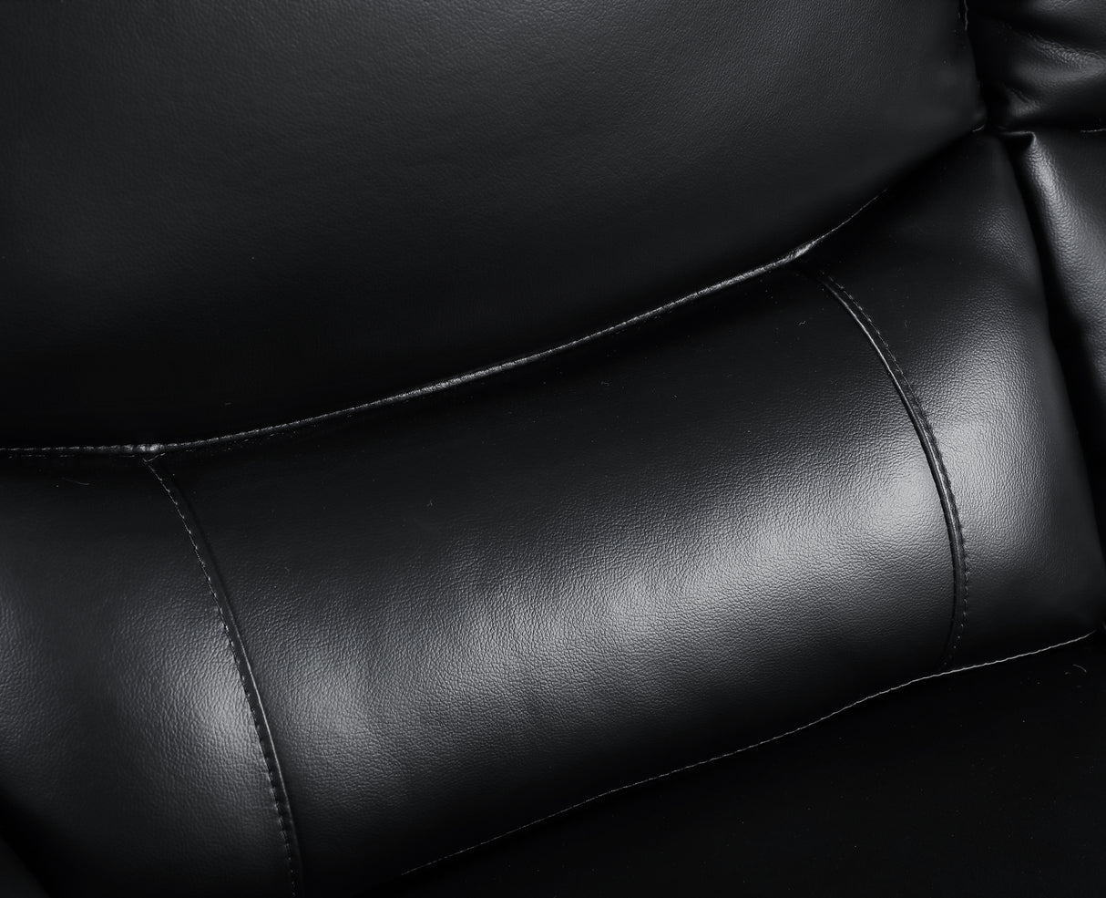 Genuine Leather Loveseat Home Elegance USA