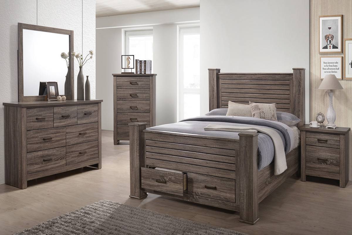 DRESSER in Gray Oak - Home Elegance USA