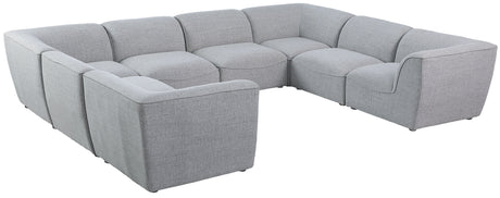 Miramar - Modular Sectional 8 Piece - Gray - Home Elegance USA