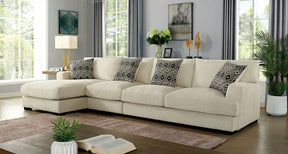 Kaylee - Large L-Shaped Sectional - Beige