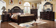 Syracuse - 5 Piece Queen Bedroom Set With 2Ns - Dark Walnut