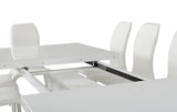 Vig Furniture - Bono Modern White Dining Table - Vggu-Bono2
