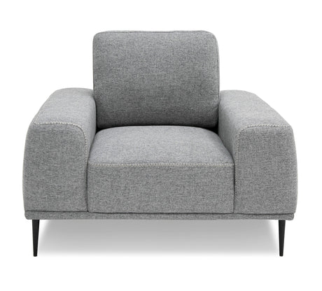 Vig Furniture Divani Casa Fonda - Modern Grey Fabric Chair