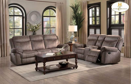 Aram 2 Piece Double Reclining Sofa Set 8206Nf - 2Set | Homelegance | Home Elegance USA