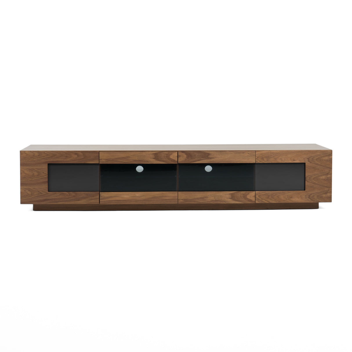 Vig Furniture Modrest Frost - Modern Walnut TV Unit