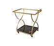 Illusions Serving Cart Black and Gold – Aico Furniture FS-ILUSN-093