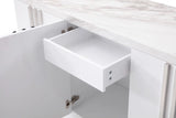 Vig Furniture - Modrest Kingsley Modern Marble & Stainless Steel Buffet - Vgvcg8933-Stl