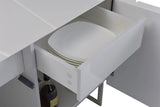 Vig Furniture - Modrest Chrysler Modern White High Gloss Buffet - Vgvcg8978