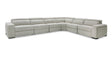 Divani Casa Gering - Modern Beige Fabric Sectional With 2 Power Recliners - sold by Home Elegance USA