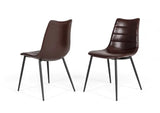 Vig Furniture - Gilliam - Modern Brown Dining Chair (Set Of 2) - Vghr3260-Brn