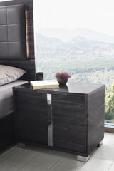 J&M Furniture - Giulia 5 Piece Queen Bedroom Set In Gloss Pattern Grey - 103Q-5Set