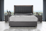 J&M Furniture - Giulia 6 Piece Queen Bedroom Set In Matte Gray Oak - 203Q-6Set