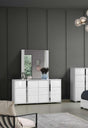 Giulia Dresser And Mirror In Matte White - 101Dm | J&M