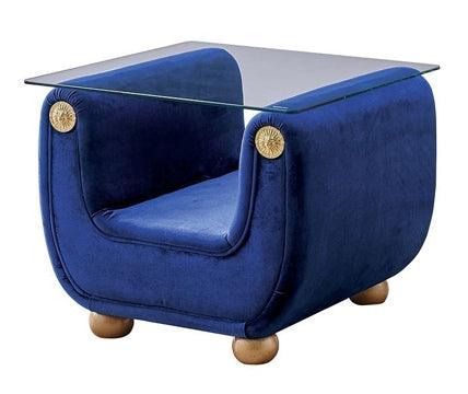 Esf Furniture - Giza End Table Blue - Gizaendtableblue