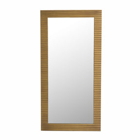 Vig Furniture Modrest Glinda - Modern Brushed Brass Floor Mirror