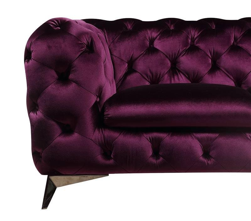 J&M Furniture - Glitz Loveseat In Purple - 183352-L