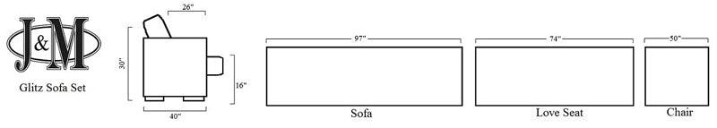 J&M Furniture - Glitz Loveseat In Purple - 183352-L