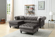 Nola G0350B-SC Sofa Chaise ( 3 Boxes ) , DARK GRAY