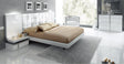 Granada 7 Piece King Platform Bedroom Set In White High Gloss Lacquer - Granadaplatformk.S-7Set | ESF