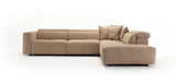 Vig Furniture Lamod Italia Grande - Italian Desert Leather Right Facing Chaise Sectional Sofa