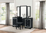 Homelegance - Allura Vanity Dresser With Mirror And Stool - 1916Bk-15-14