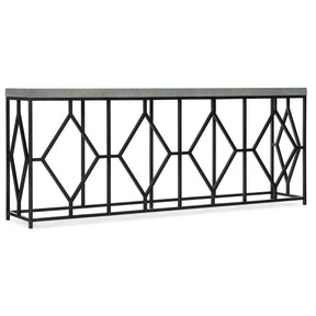Ciao Bella Console Table Faux Concrete & Metal – Hooker Furniture