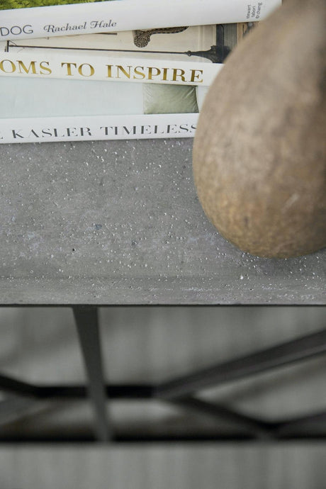 Ciao Bella Console Table Faux Concrete & Metal – Hooker Furniture
