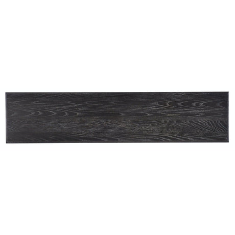 Metal and Wood Console Table Black & Silver – Hooker Furniture