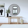 Modern Light Wood Console Table with Interlocking Base – Hooker Furniture