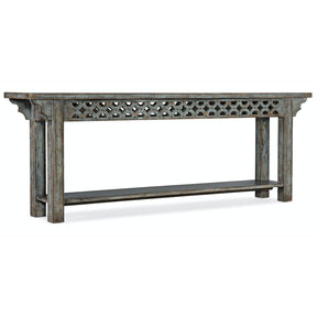 Burnham Console Table Blue Bonnet Finish – Hooker Furniture