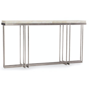 Melange Blaire Console Table in White Onyx & Pewter – Hooker Furniture