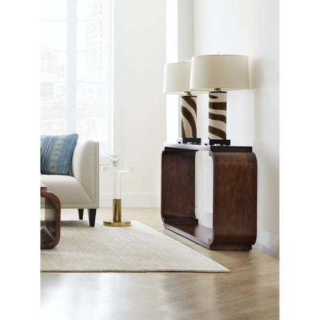 Melange Kingston Console Table in Swirl Mahogany – Hooker Furniture