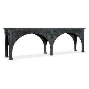 Melange Thunber Sofa Console Table Dark Charcoal – Hooker Furniture