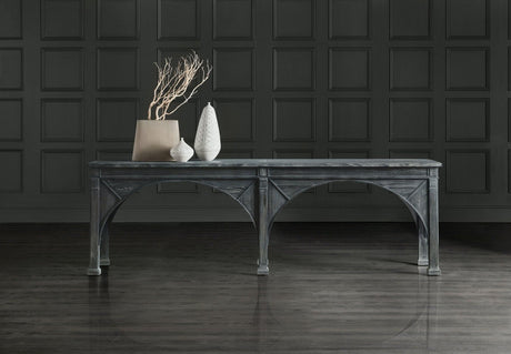 Melange Thunber Sofa Console Table Dark Charcoal – Hooker Furniture