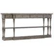 Sanctuary Four-Drawer Console Light Gray – Hooker Furniture