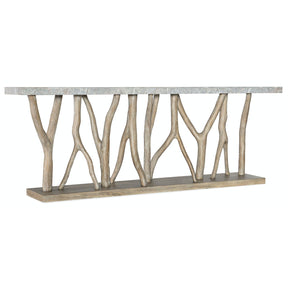 Surfrider Console Table with Stone Top & Branch Base – Hooker Furniture