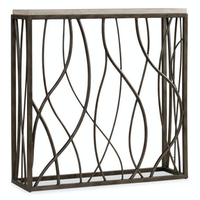 Thin Metal Console Table with Marble Top – Hooker Furniture