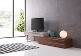 Ce Hudson Tv Base In Walnut & Taupe - 17475 - Wt | J&M | Home Elegance USA