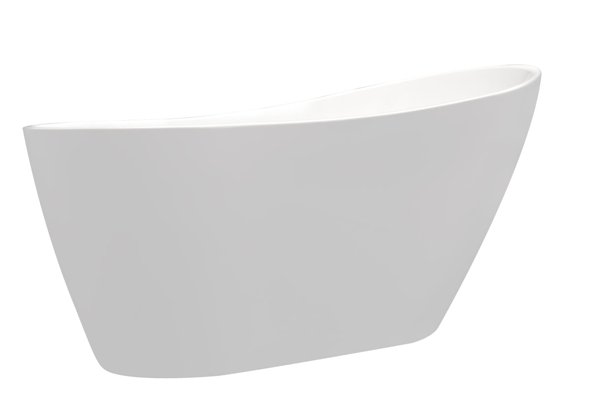 Acrylic Freestanding Soaking Bathtub-55 white