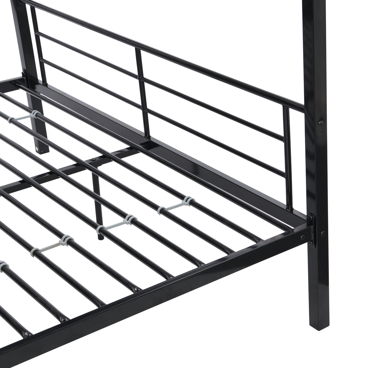 METAL BUNK BED BLACK - Home Elegance USA